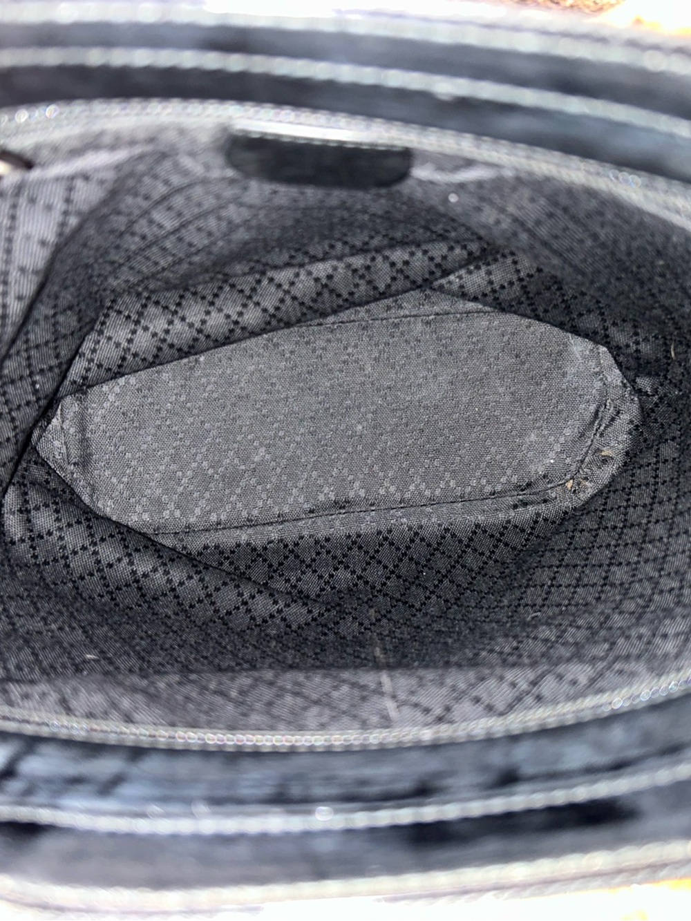 Gucci Black Woven Tote with Bamboo Handles EUC - Picture 7 of 11